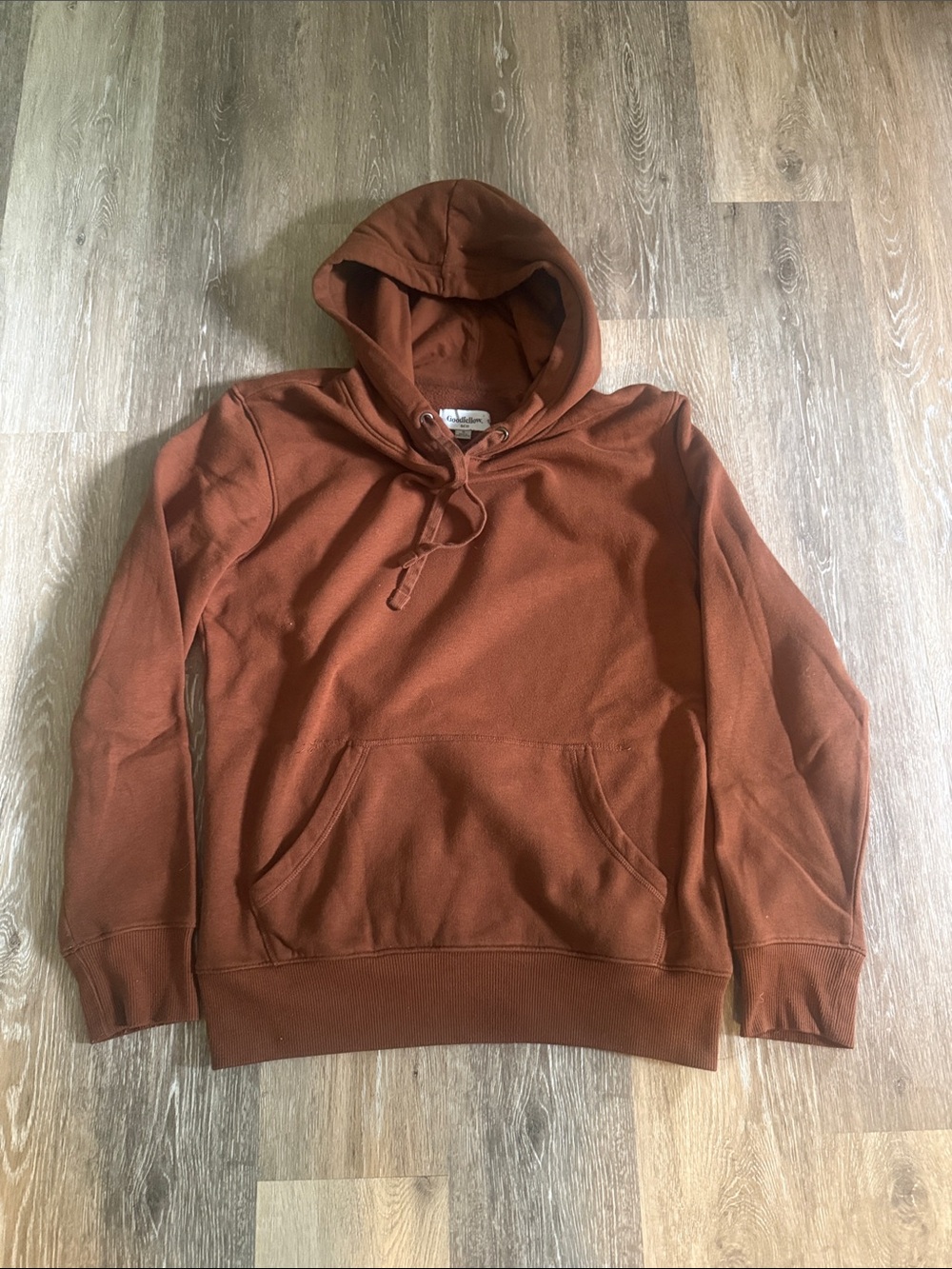 Mens Rust Hoodie Sweatshirt - Goodfellow